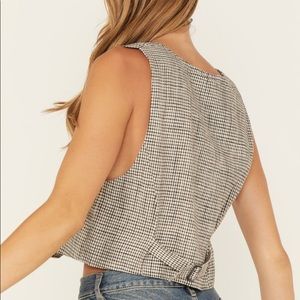 Free People Heritage Micro Vest
